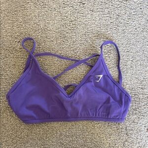Gymshark Violet Strappy Low-Impact Sports Bra